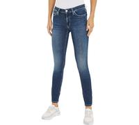 Calvin Klein Jeans Donna Mid Rise Skinny Fit, Blu (Denim Dark), 24W/30L