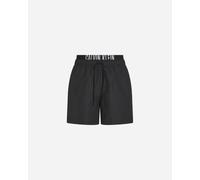 Calvin Klein Uomo Pantaloncino da Bagno Medium Double con Coulisse, Nero (Pvh Black), S
