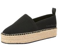 Calvin Klein Jeans Espadrillas Donna Zeppa, Nero (Black), 40