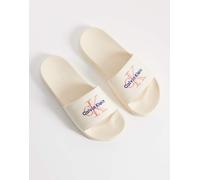 Calvin Klein Ess Slide CV Hw0hw02958, Diapositive Donna, Beige (Calico/Peach Pink), 40 EU