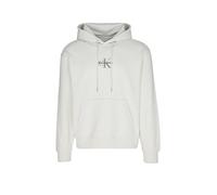 Calvin Klein LS EU 350TERRY Micro MONOLOGO Ho LV04RD243G67U003 Felpe, Bianco, M
