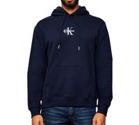 Calvin Klein Jeans Felpa con Cappuccio Marina Uomo 350 Terry Micro [68f8d67d749b7]
