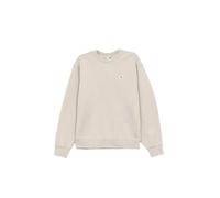 Calvin Klein Jeans felpa uomo con patch logato ecrù