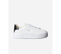 Calvin Klein Jeans Flatform Lace Up Leather W - Scarpe Sneakers - Donna - Bianco 37
