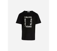 Calvin Klein Jeans Flock Jr - T-shirt - Nero 10ANNI