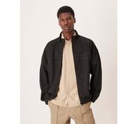 Calvin Klein Jeans - Giacca a vento nera leggera con zip-Nero 52