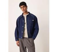 Calvin Klein Jeans - Giacca blu medio con pinces e cuciture a contrasto 50