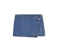 Calvin Klein Jeans gonna pantalone corta in denim lavaggio blu
