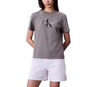 Calvin Klein Jeans Gray Cotton T-Shirt - IT40|S