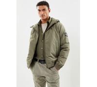 Calvin Klein Jeans - Hooded Padded Harrin Verde - Abbigliamento S Verde