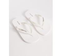 Calvin Klein Jeans - Infradito bianche metallizzate-Bianco 36
