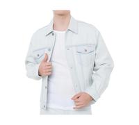 Calvin Klein Jeans, ,Jackets ,Uomo ,Blu ,M 90s Denim Trucker Jacket