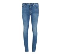 Calvin Klein Donna Jeans Mid Rise Skinny Fit, Blu (Denim Medium), 32W/29L