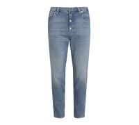 Calvin Klein Donna Jeans Mom Jean Tapered Fit, Blu (Denim Light), 28W/30L