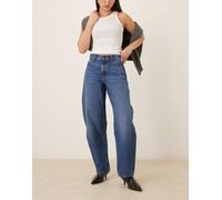 Calvin Klein Jeans - Jeans bombati comodi lavaggio blu medio W26 L30