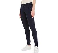 Calvin Klein Jeans Jeans Donna Mid Rise Skinny Fit, Blu (Denim Dark), 25W / 32L