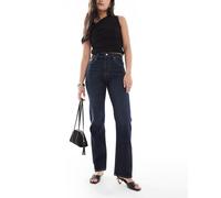 Calvin Klein Jeans - Jeans dritti a vita alta color indaco-Blu navy W30 L32