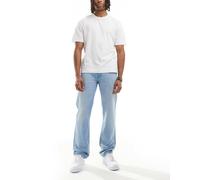 Calvin Klein Jeans - Jeans dritti standard lavaggio azzurro-Blu W36 L32