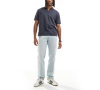 Calvin Klein Jeans - Jeans dritti standard lavaggio candeggiato-Bianco W36 L32