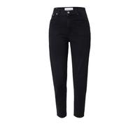 Calvin Klein Donna Jeans Mom Fit, Nero (Denim Black), 36W/33L