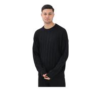 Calvin Klein Jeans, ,Knitwear ,Uomo ,Nero ,XL Maglieria Girocollo