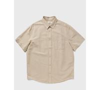 Calvin Klein Jeans LINEN COTTON S/S SHIRT men Shortsleeves beige in taglia:M