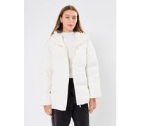 Giacca con cappuccio Calvin Klein Logo Belt Short Puffer bianco puro donna - S