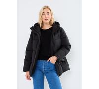 Giacca con cappuccio Calvin Klein Logo Belt Short Puffer nero puro donna - L