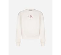 Calvin Klein Jeans Logo Classic W - Felpa - Donna - Bianco nd_S