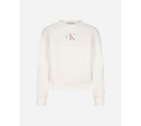 Calvin Klein Jeans Logo Classic W - Felpa - Donna - Bianco nd_XS