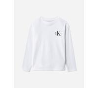 Calvin Klein Jeans Logo Jr - T-shirt - Bianco 10ANNI