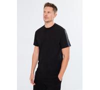 Calvin Klein Jeans - Logo Tape Tee J30J325653 Nero - Abbigliamento XL Nero