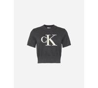 Calvin Klein Jeans Logo W - Maglione - Donna - Grigio nd_M