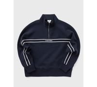 Calvin Klein Jeans LS COTTON SPACER STRIPE RIB QTR men Half-Zips blue in taglia:XL