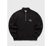 Calvin Klein Jeans LS EU 350TERRY MICRO MONOLOGO QT men Half-Zips black in taglia:M