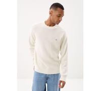 Calvin Klein Jeans - Ls Ez Cotton Waffle Bianco - Abbigliamento S Bianco