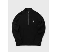 Calvin Klein Jeans LS EZ COTTON WAFFLE QUARTER ZIP men Half-Zips black in taglia:XS