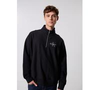 Calvin Klein Jeans - Ls Premium Terry Mic LV04RD236G Nero - Abbigliamento XL Nero
