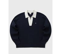 Calvin Klein Jeans LS SOLID OVERSIZED JOHNNY COLLAR men Sweatshirts blue in taglia:L