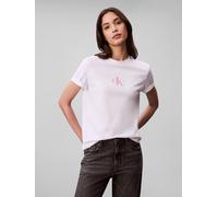 Calvin Klein Jeans Maglietta '20s CLASSIC' blu chiaro / rosa / bianco, Taglia L
