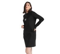 Calvin Klein Jeans Maglietta da Donna Monologo Milano LS Tee Dress, CK Nero, M
