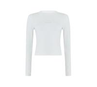 Calvin Klein Jeans Maglietta grigio chiaro / bianco Donna - Abbigliamento - Taglie comode - Maglie e top - Maglie e T-shirt Calvin Klein Jeans XL-XXL