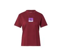 Calvin Klein Jeans Maglietta lavanda / rosso scuro / bianco Donna Calvin Klein Jeans S lavanda / rosso scuro / bianco