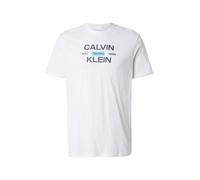 Calvin Klein Jeans Maglietta 'Logo Graphic' zappiro / blu chiaro / bianco Uomo - Abbigliamento - Taglie comode - Maglie e T-shirt Calvin Klein Jeans XL