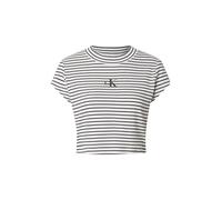 Calvin Klein Jeans Maglietta nero / bianco Donna - Abbigliamento - Taglie comode - Maglie e top - Maglie e T-shirt Calvin Klein Jeans S
