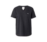 Calvin Klein Donna T-Shirt Maniche Corte Archive Jersey Tee con Scollo a V, Nero (Black), 2XS