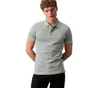Calvin Klein Jeans Maglietta Polo Maniche Corte Uomo Slim Fit, Grigio (Slate Gray), XS