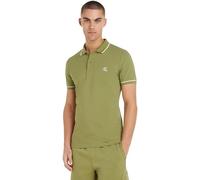 Calvin Klein Tipping Slim Polo J30J315603, Polo a maniche corte Uomo, Verde (Dark Juniper), S