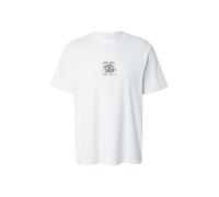 Calvin Klein Jeans Maglietta 'Postage Stamp Graphic' crema / blu cielo / pietra / bianco Uomo - Abbigliamento - Taglie comode - Maglie e T-shirt Calvin Klein Jeans L