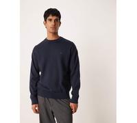 Calvin Klein LS Ez Cotton Crewnk Sweater 12Gg Lv04Rc309G, Maglione, Uomo, Blu (Dark Sapphire), XL